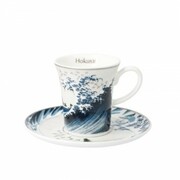 Filiżanki espresso Great Wave II 100ml 2 szt Hokusai Katsushika Goebel 67-011-81-1 GOEBEL