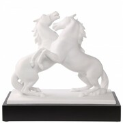 Figurka Horses Artiste et Alegria Blanc 32 x 29 cm L?Art d?Objets Chevaux Goebel 30-800-02-1 GOEBEL