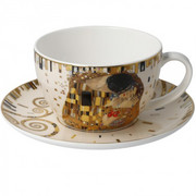 Filiżanka cappucino Pocałunek 250 ml Gustaw Klimt Goebel 67-012-53-1 GOEBEL