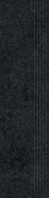 Tubądzin Zimba black STR stopnica 119,8x29,8