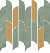Tubądzin Tissue green mozaika 29,8x27,2