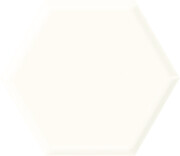 Paradyż Uniwersalny Heksagon White Struktura Połysk 19,8x17,1