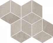 Paradyż Pure City Grys Mozaika Romb Hexagon 20,4x23,8