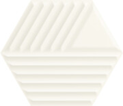 Paradyż Woodskin Bianco Heksagon Struktura C 19,8x17,1