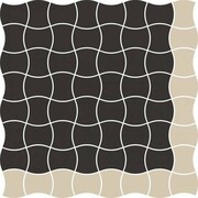 Paradyż Modernizm Nero mozaika Mix A 30,86x30,86