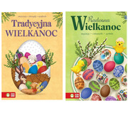 9788383880280 2w1 Tradycyjna Wielkanoc + Radosna Wielkanoc Anna Dłużewska Dłużewska Anna