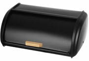 CHLEBAK CZARNY POJEMNIK NA PIECZYWO BUŁKI CHLEB METALOWY DUŻY 35x24x14,5 cm Brunbeste