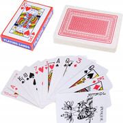 KARTY DO GRY TALIA PLASTIK POWLEKANE POKER 54 SZT KLASYCZNE Matisto