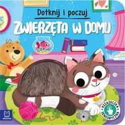 9788383740188 Dotknij i poczuj Zwierzęta w domu Książeczka sensoryczna Wasilewicz Grażyna