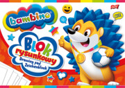 Blok rysunkowy A4 Bambino 20 kartek Mini zoo słoń