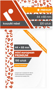 Koszulki Mini European Premium 45x68 (100szt)REBEL Rebel