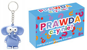 5905723440063 2w1 Prawda czy nie? MINI +BRELOK DO KLUCZY GUMOWE ZWIERZĘTA Kangur