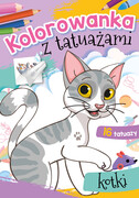 9788382072006 Kolorowanka z tatuażami Kotki Opracowanie zbiorowe