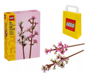 5702017596976 [Zestaw] Lego MERCHANDISE 40725 Kwiaty wiśni + LEGO Torba papierowa mała 6315786 Lego