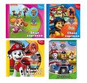 9788381575010 4w1 Psi patrol Witamy w bajce! Skye zaprasza + Chase zaprasza + Marshall zaprasza + Moc zabawy Opracowanie zbiorowe