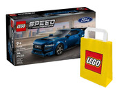 5702017583730 Lego SPEED CHAMPIONS 76920 Ford Mustang Dark Horse + LEGO Torba papierowa średnia 6315792 Lego