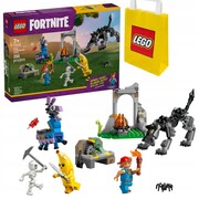 2w1 LEGO FORTNITE 77075 Skórek i iskra oraz obóz+LEGO Torba papierowa mała 6315786 Lego