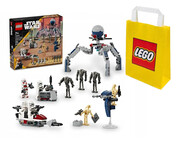 8+ Lego STAR WARS 75372 Zestaw bitewny z żołnierzem + LEGO Torba papierowa mała 6315786 Lego