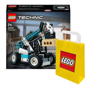 7+ Lego TECHNIC 42133 Ładowarka teleskopowa + LEGO Torba papierowa mała 6315786 Lego