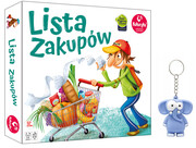 5901738564640 2w1 Lista zakupów + BRELOK DO KLUCZY GUMOWE ZWIERZĘTA Kukuryku