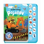 9788382134124 Słucham i poznaję Pojazdy Książeczka z dźwiękami Wasilewicz Grażyna