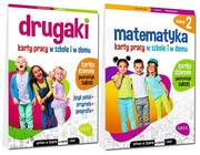 9788381861113 Drugaki + Matematyka 2 Karty pracy w szkole i w domu Wydawnictwo GREG sp. z o.o.