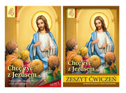 9788383450124 2w1 Chcę żyć w Jezusem 4 Podręcznik + Chcę żyć z Jezusem 4 Ćwiczenia ks. Stanisław Łabendowicz