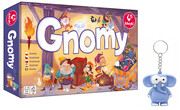 5901738564626 2W1 GRA GNOMY + BRELOK DO KLUCZY GUMOWE ZWIERZĘTA Kukuryku
