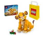 5702017602080 LEGO DISNEY 43243 Król Lew Lwiątko Simba + LEGO Torba papierowa średnia 6315792 Lego