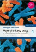 9788326744914 Biologia na czasie 4 Maturalne karty pracy Zakres rozszerzony Grądzki Bartłomiej, Krotke Agnieszka, Tyc Anna