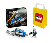5702017584478 LEGO STAR WARS 75391 Mikromyśliwiec Y-Wing Kapitana Rexa + LEGO Torba papierowa mała 6315786 Lego