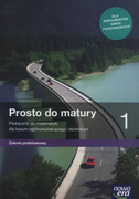 9788326736483 Prosto do matury 1 Podręcznik do matematyki Zakres podstawowy Antek Maciej, Belka Krzysztof, Grabowski Piotr