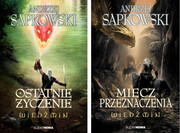 9788375780635 2w1 Wiedźmin 1 Ostatnie życzenie + Wiedźmin 2 Miecz przeznaczenia Sapkowski Andrzej