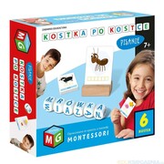 5903796605815 Montessori zabawka edukacyjna kostka po kostce pisanie 6 kostek Multigra