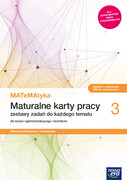 9788326742552 MATeMAtyka 3 Maturalne karty pracy Zakres podstawowy i rozszerzony Ponczek Dorota, Wej Karolina