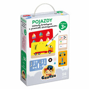 Pojazdy Zabawy kreatywne z pisakiem zmazywakiem CzuCzu