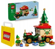 LEGO(R) ICONIC 40746 Ciężarówka świętego mikołaja + Torba papierowa LEGO 6315786 mała Lego