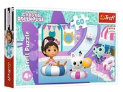 4+ Puzzle 60 Gabby na basenie Gabby's Dollhouse Trefl