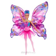 3+ Barbie Motylkowa baletnica Lalka 2w1 z transform..