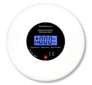 Czujnik czadu dymu tlenku wegla 2w1 bezprzewodowy 85dB