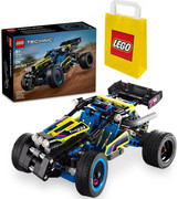 5702017567167 2W1 Lego Technic Wyścigowy Łazik terenowy 42164 + LEGO Torba papierowa mała 6315786 Lego