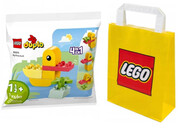 2w1 LEGO(R) DUPLO 30673 Moja pierwsza kaczuszka+ LEGO Torba papierowa mała 6315786 Lego