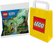 2W1 LEGO(R) CITY 30665 Spotkanie z malym gorylem+ LEGO Torba papierowa mała 6315786 Lego