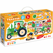 3+ CzuCzu Moto puzzle Traktor 2+ 3+