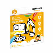 9788366501065 CzuCzu Dłuuugie rysowanki Koloruję Pojazdy