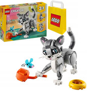 5702017822389 2w1 LEGO(R) CREATOR 31163 Psotny kot+LEGO Torba papierowa średnia 6315792 Lego