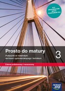 9788326742101 Prosto do matury 3 Matematyka Podręcznik Zakres podstawowy i rozszerzony Antek Maciej, Belka Krzysztof, Grabowski Piotr