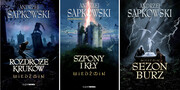 9788375780598 3w1 Wiedźmin Rozdroże Kruków + Sezon burz + Szpony i kły Sapkowski Andrzej