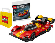 2W1 LEGO(R)SPEED CHAMPIONS 30709 Ferrari 499P+ LEGO Torba papierowa mała 6315786 Lego