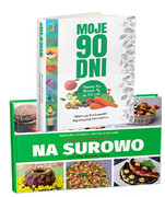 9788394997014 [Zestaw] Na surowo. 100 przepisów + Moje 90 dni Juncewicz Agnieszka Budrowski Mariusz